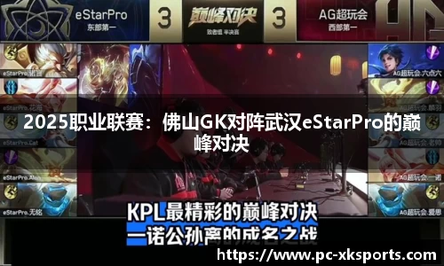 2025职业联赛：佛山GK对阵武汉eStarPro的巅峰对决
